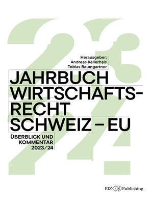 cover image of Jahrbuch Wirtschaftsrecht Schweiz – EU 2024